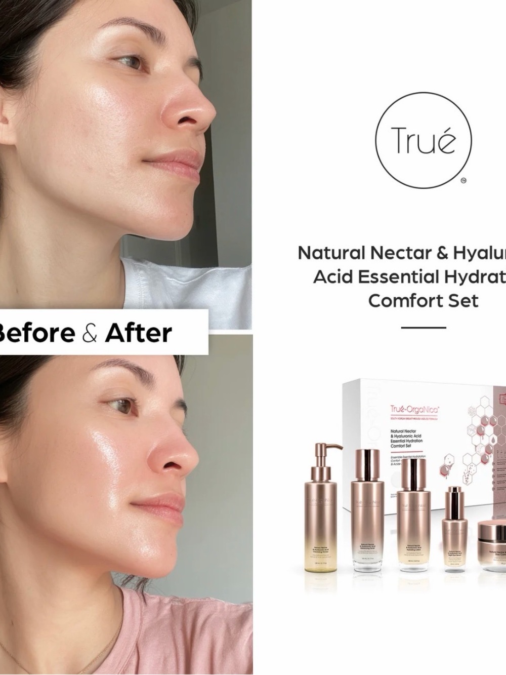 True OrgaNica Hyaluronic Age Defying Ritual Set